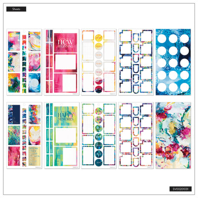 Abstract Watercolor - Value Pack Stickers