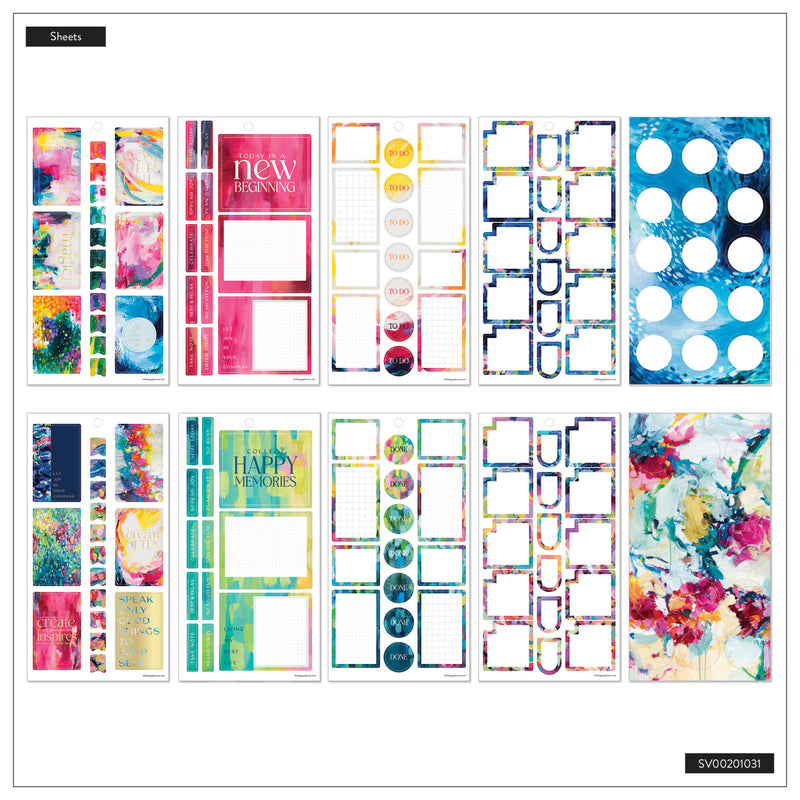Abstract Watercolor - Value Pack Stickers