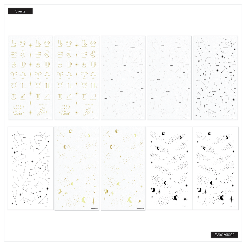 Zodiac Stargazer - Mega Value Pack Stickers - 100 Sheets