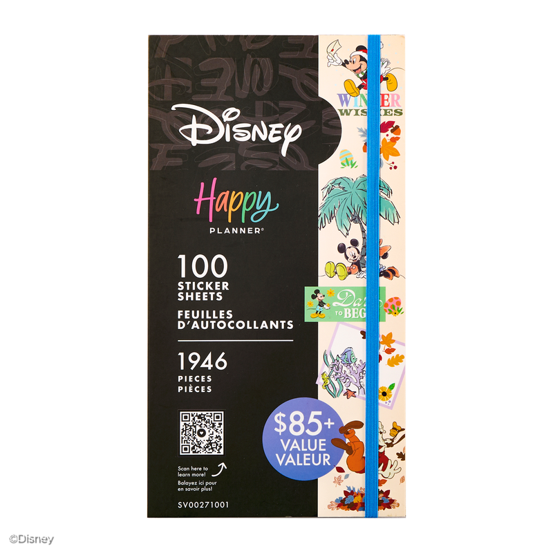 Disney Mickey Mouse & Friends Seasonal - Mega Value Pack Stickers - 100 Sheets