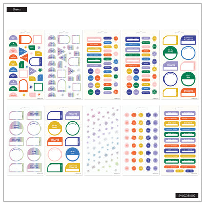 Stars & Smiles Student - 10 Sticker Sheets