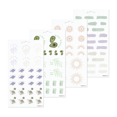 Faith, Gratitude & Wellness - 10 Sticker Sheets