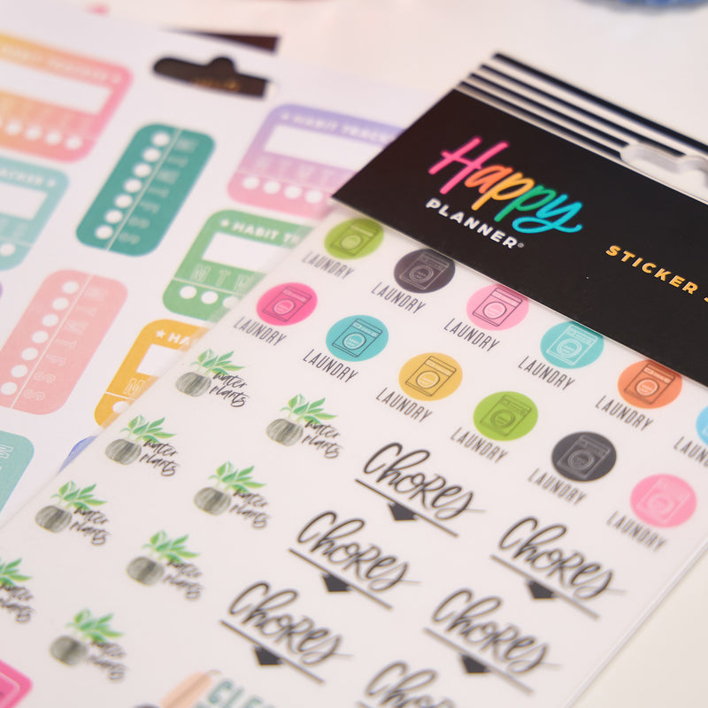 Everyday - 10 Sticker Sheets – Happy Planner