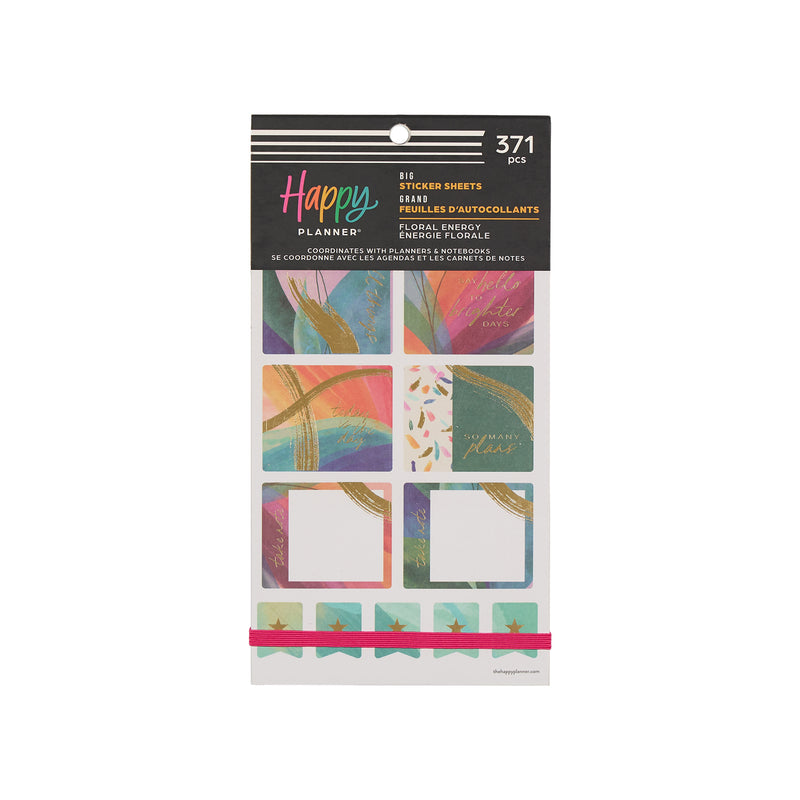 Floral Energy - Value Pack Stickers – Happy Planner