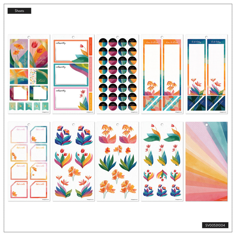 Floral Energy - Value Pack Stickers - Big