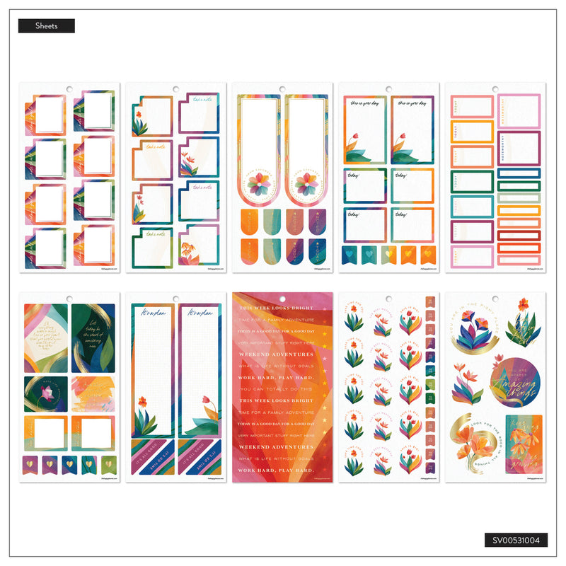 Floral Energy - Value Pack Stickers - Big