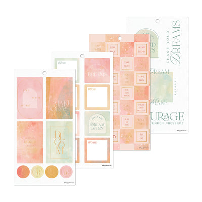 Textured Canvas - Value Pack Stickers - Big