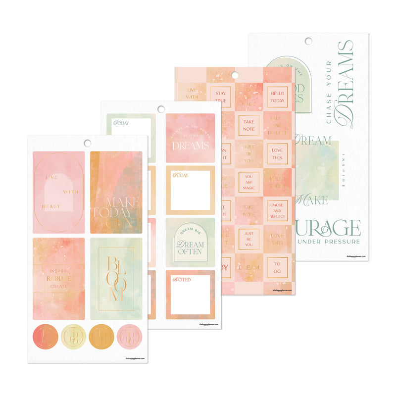 Textured Canvas - Value Pack Stickers - Big