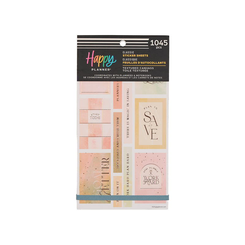 Textured Canvas Budget - Value Pack Stickers