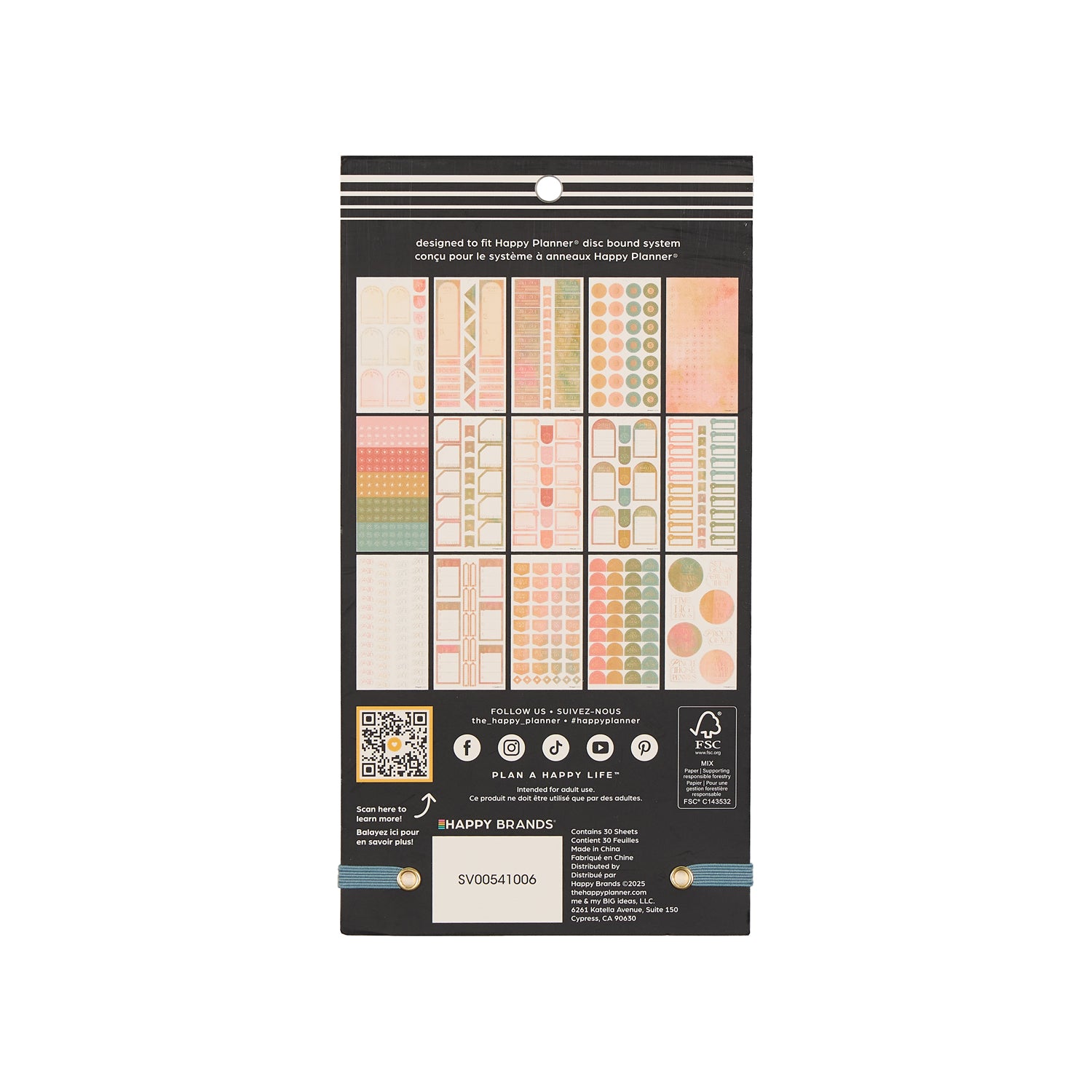 Adding Value Stickers Textured Canvas Budget - Value Pack Stickers – Happy Planner