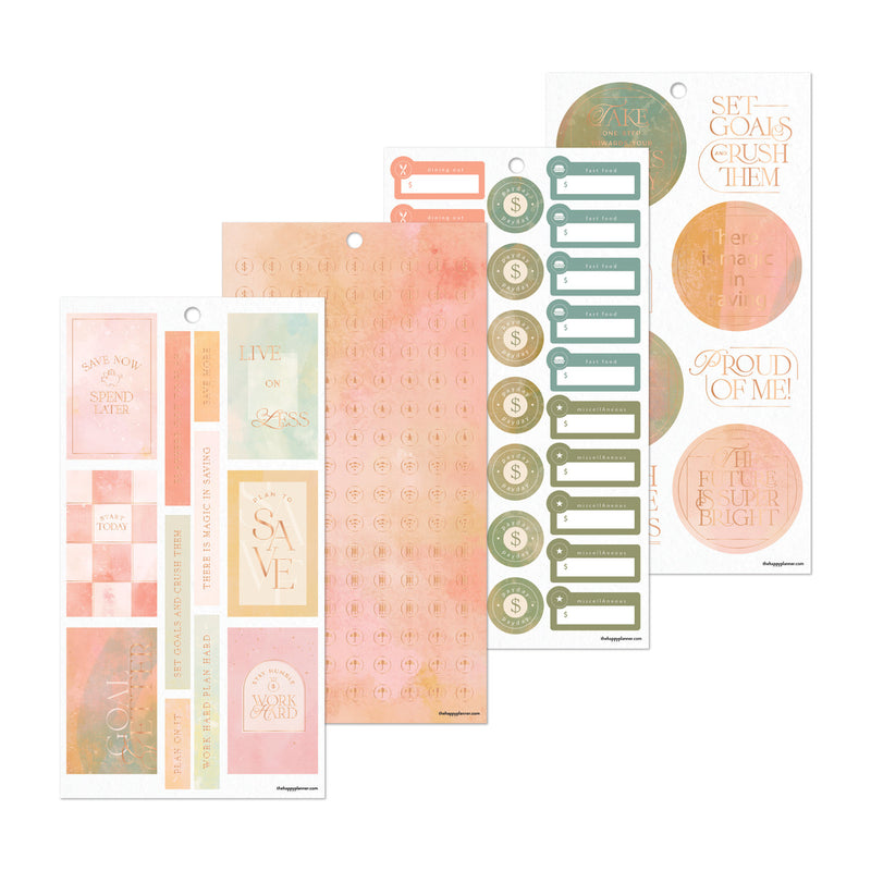 Textured Canvas Budget - Value Pack Stickers