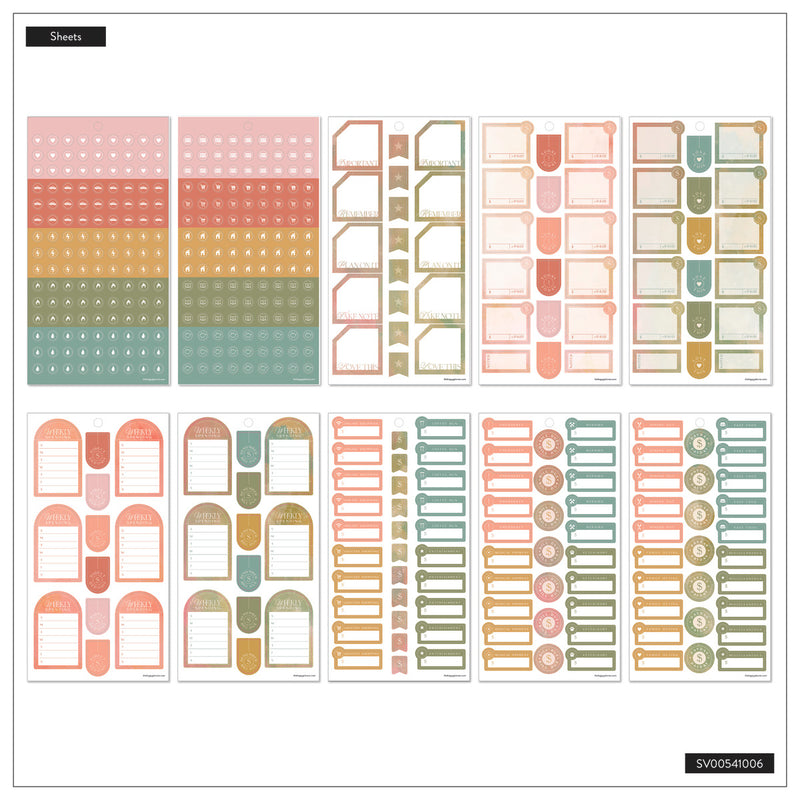 Textured Canvas Budget - Value Pack Stickers