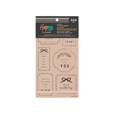 Heritage Charm - Value Pack Stickers