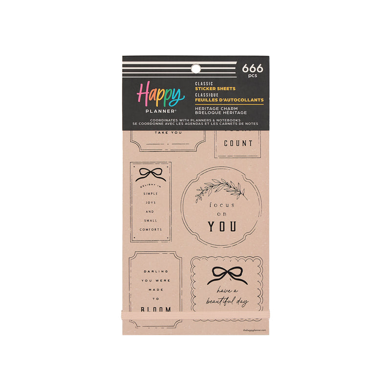 Heritage Charm - Value Pack Stickers