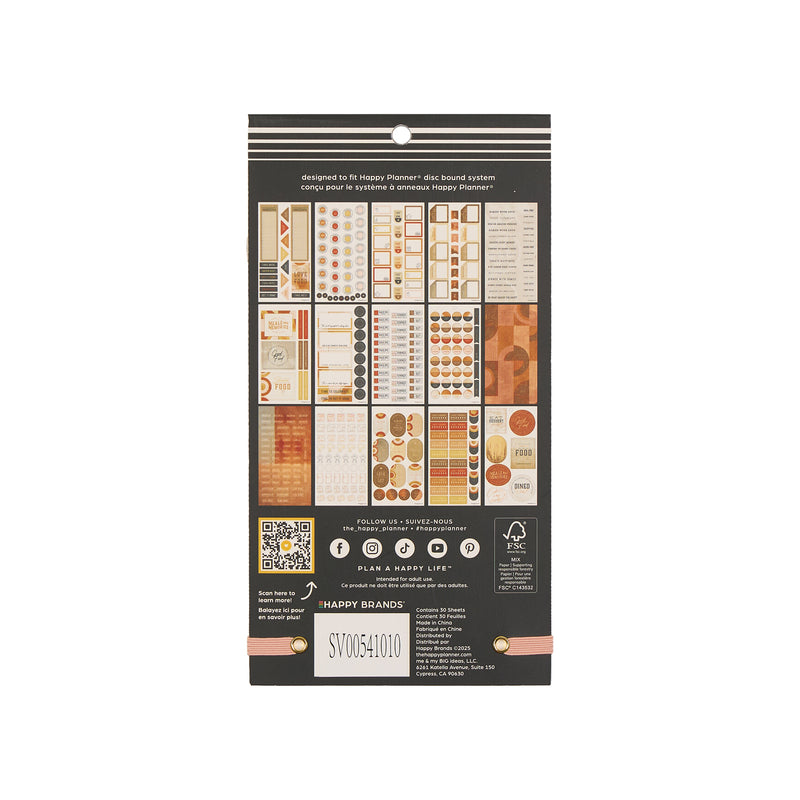 Rustic Roots Meal Planning - Value Pack Stickers