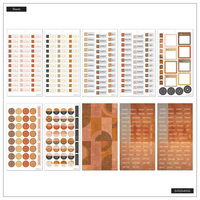 Rustic Roots Meal Planning - Value Pack Stickers