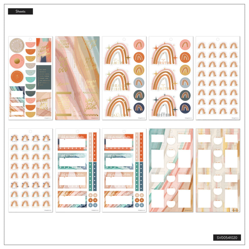 Watercolor Grace Faith - Value Pack Stickers