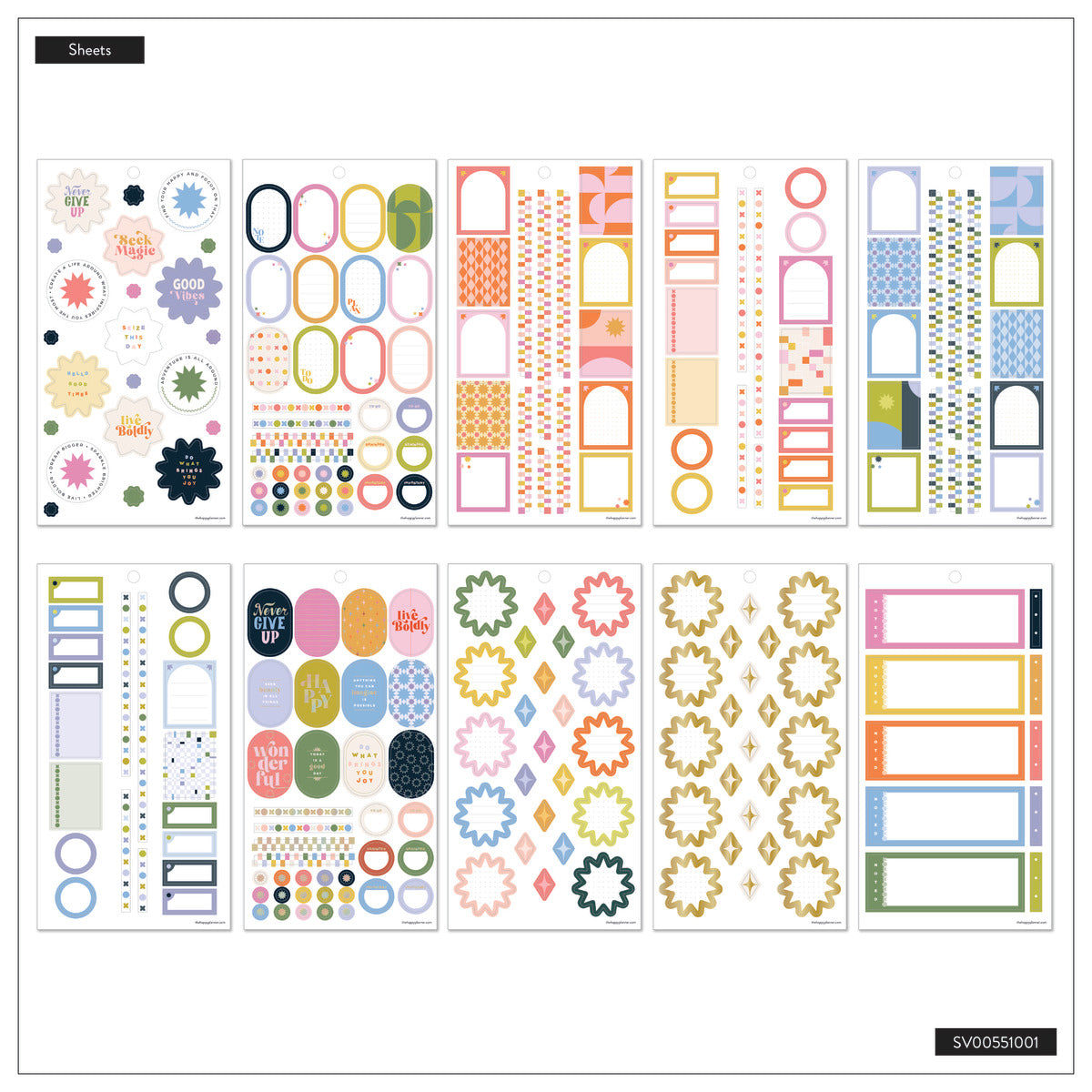 Pop Splash - Value Pack Stickers - Mini