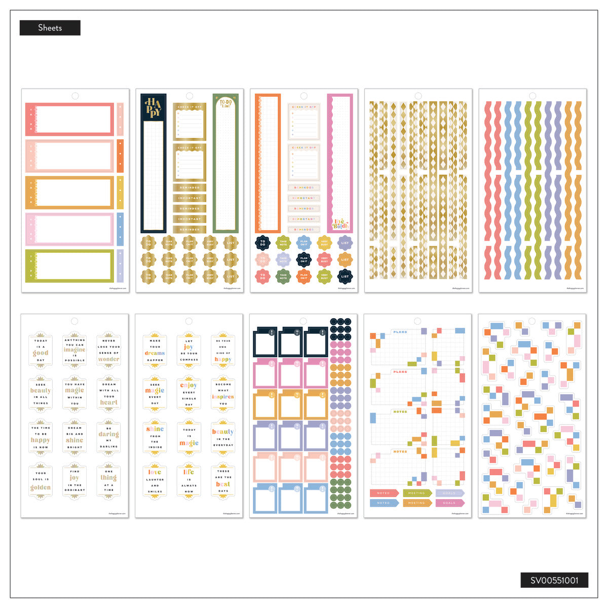 Pop Splash - Value Pack Stickers - Mini