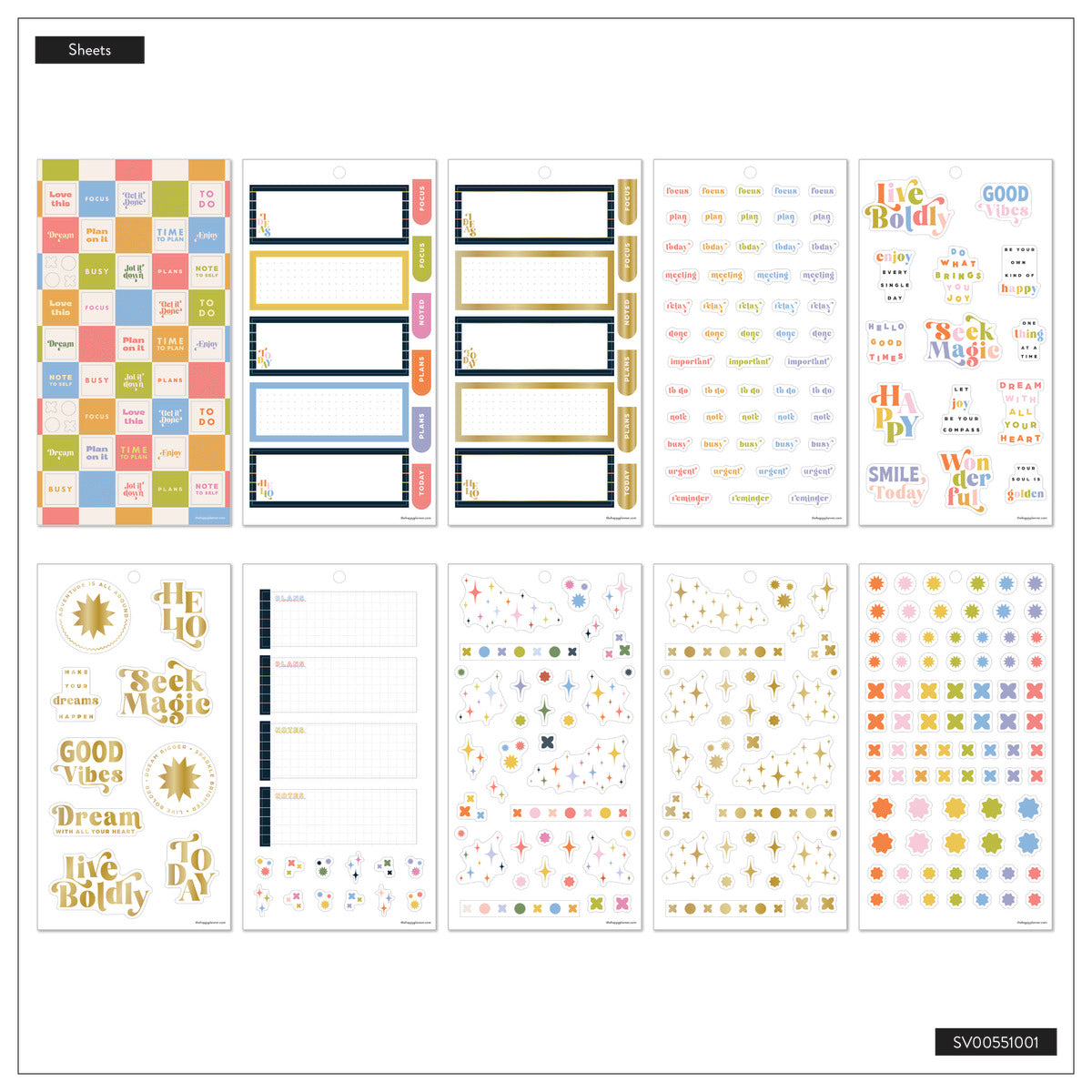 Pop Splash - Value Pack Stickers - Mini