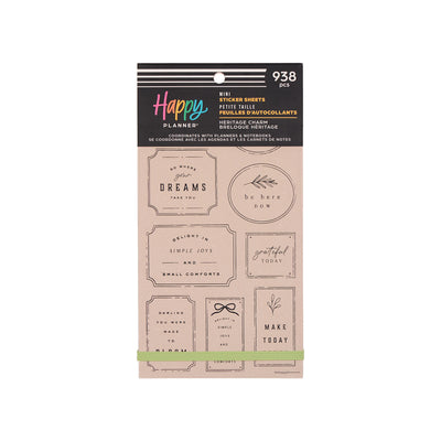 Heritage Charm - Value Pack Stickers - Mini