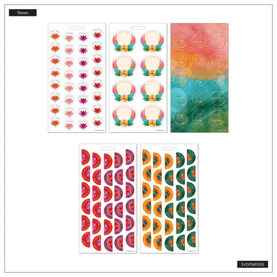 Floral Energy - 10 Sticker Sheets