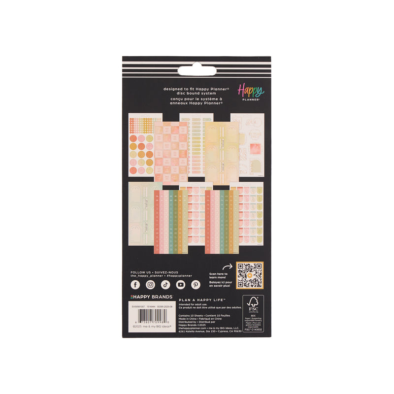 Textured Canvas Budget - 10 Sticker Sheets