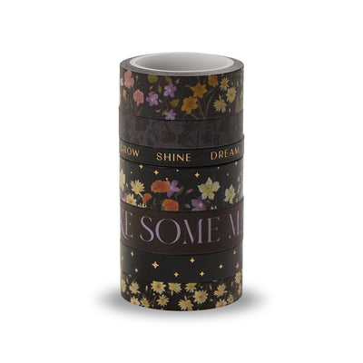 Dark Garden - Washi Tape - 7 Pack