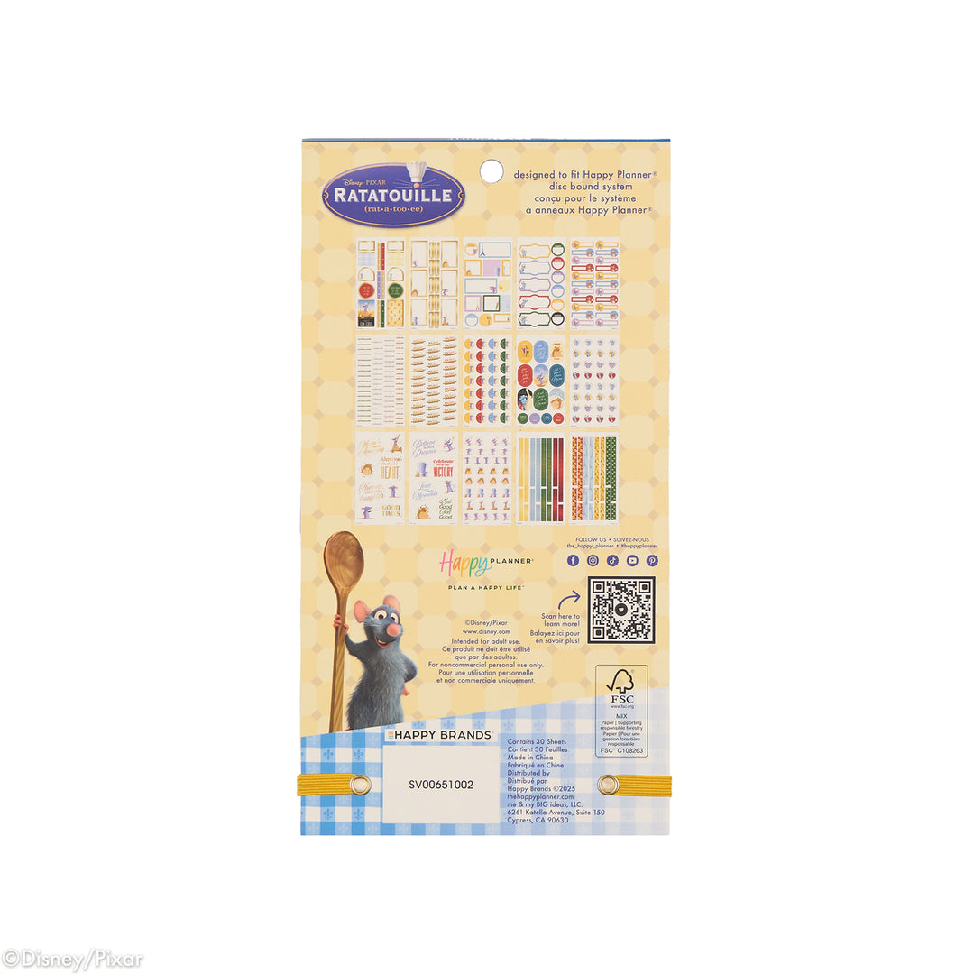 Disney Ratatouille - Value Pack Stickers, image size:1080x1080