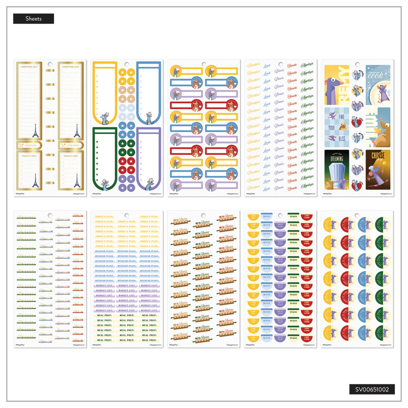 Disney Ratatouille - Value Pack Stickers