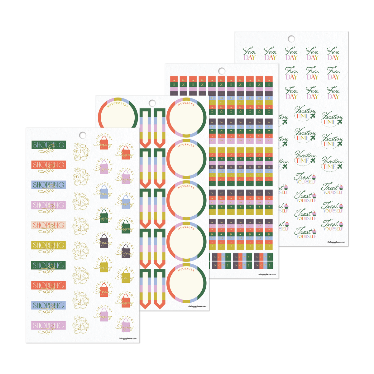 Bon Plan Sticker Priorities & Plans - Value Pack Stickers – Happy Planner