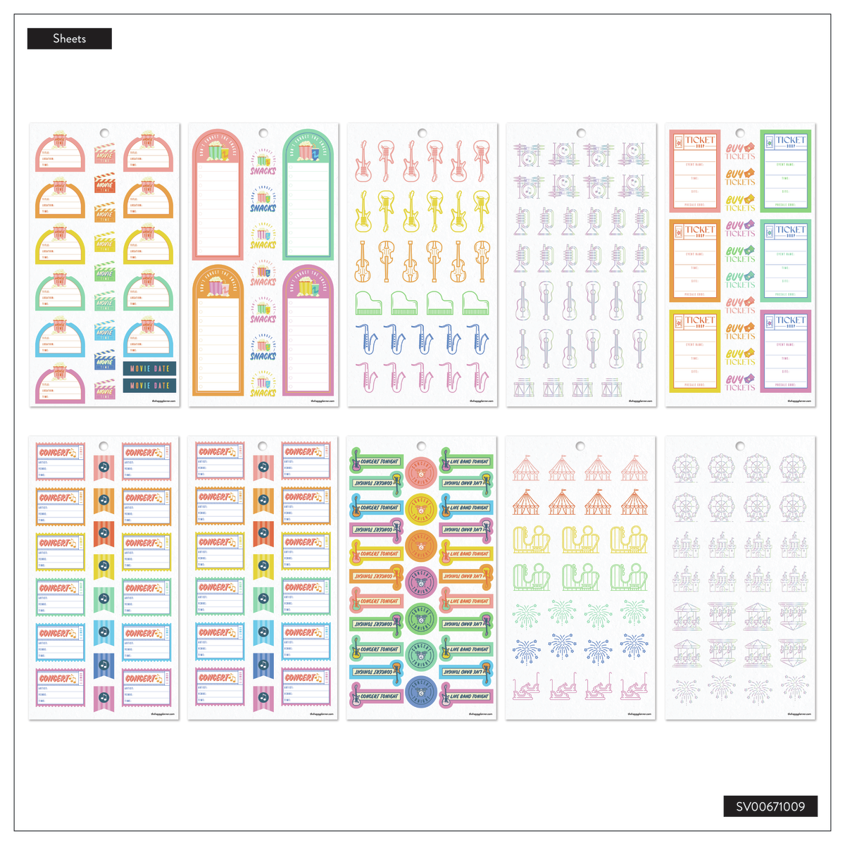 Adding Value Stickers Spotlight Moments - Value Pack Stickers – Happy Planner