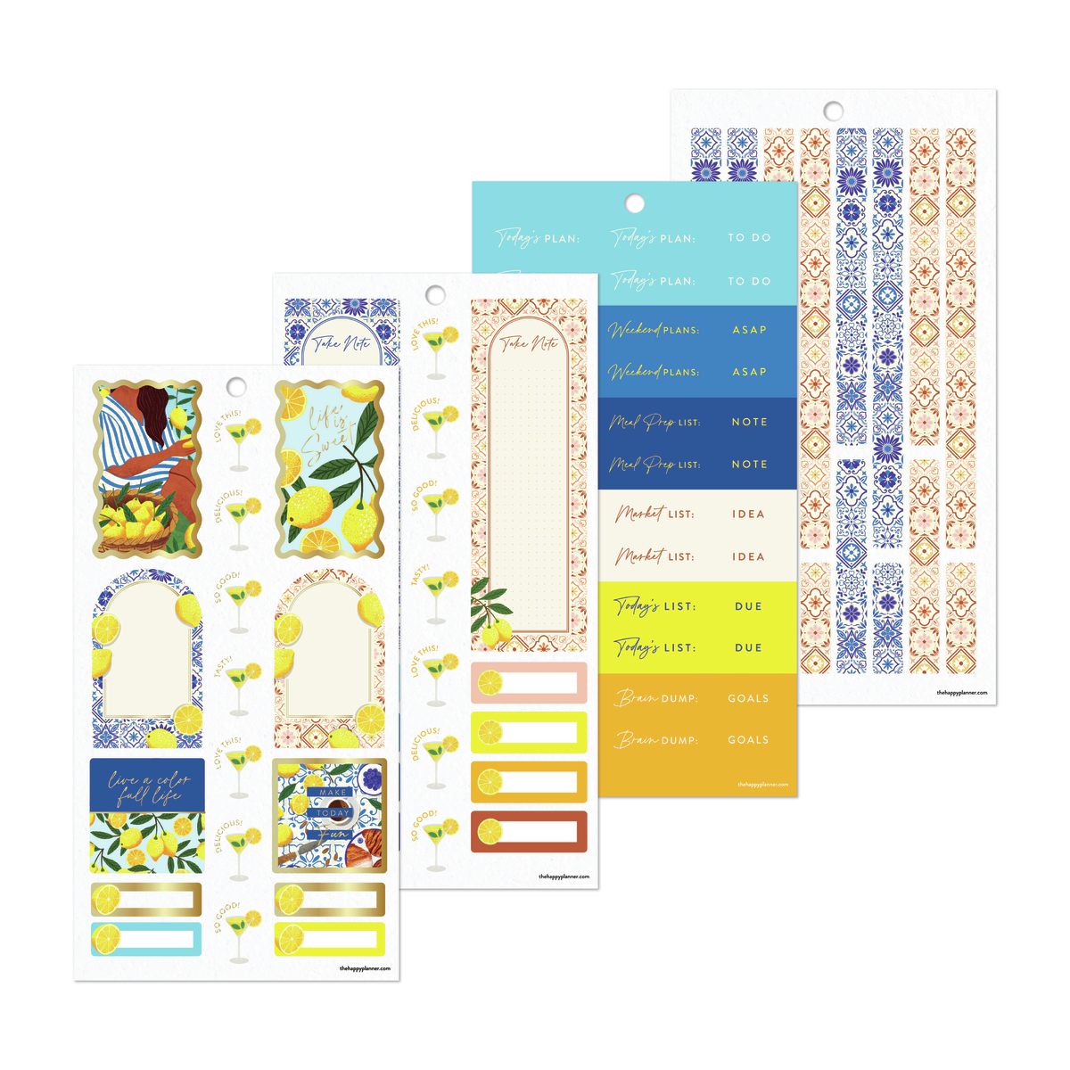 Tuscan Table Meal Planning - Value Pack Stickers – Happy Planner