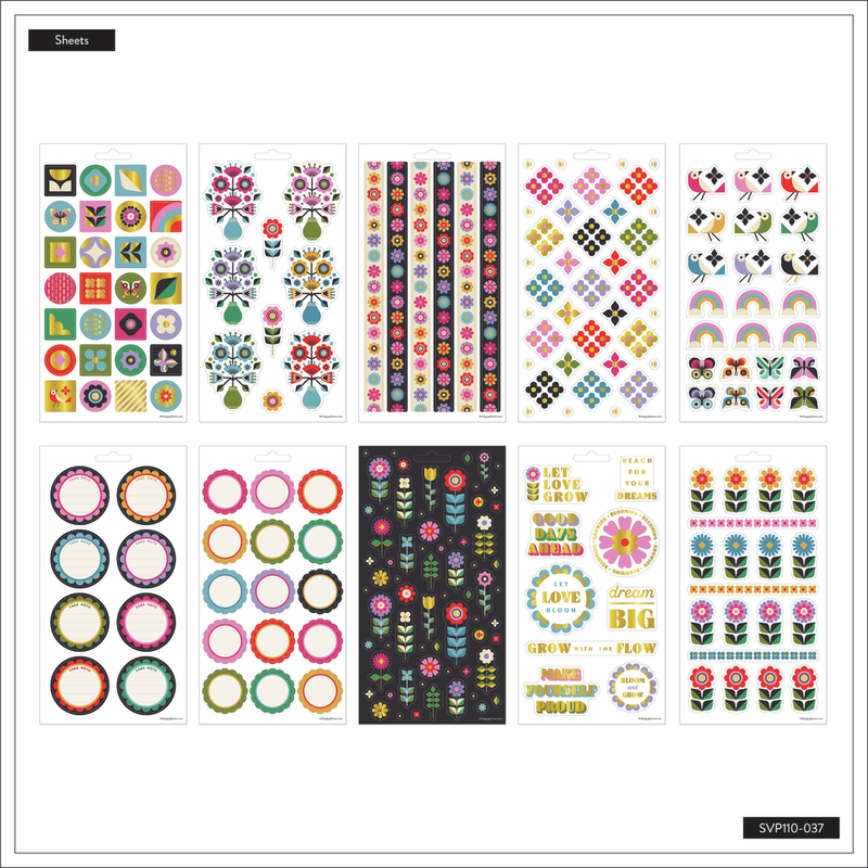 Mod Garden - 10 Sticker Sheets