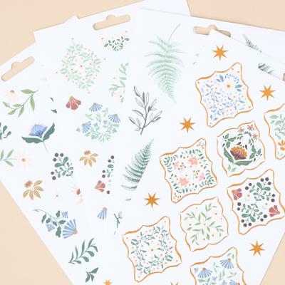 Forest Flowers - 10 Sticker Sheets