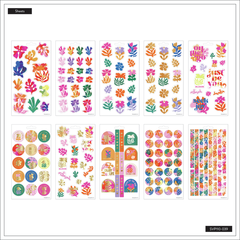 Vivid Tropics - 10 Sticker Sheets