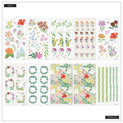 Blooming Bouquet - 10 Sticker Sheets