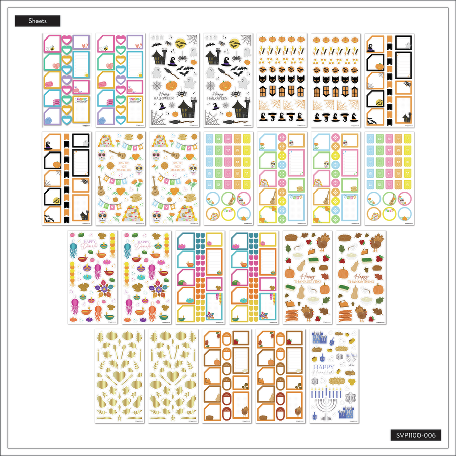 Essential Holidays - Mega Value Pack Stickers - 100 Sheets – Happy Planner essential-holidays-mega-value-pack-stickers-100-sheets-happy-planner