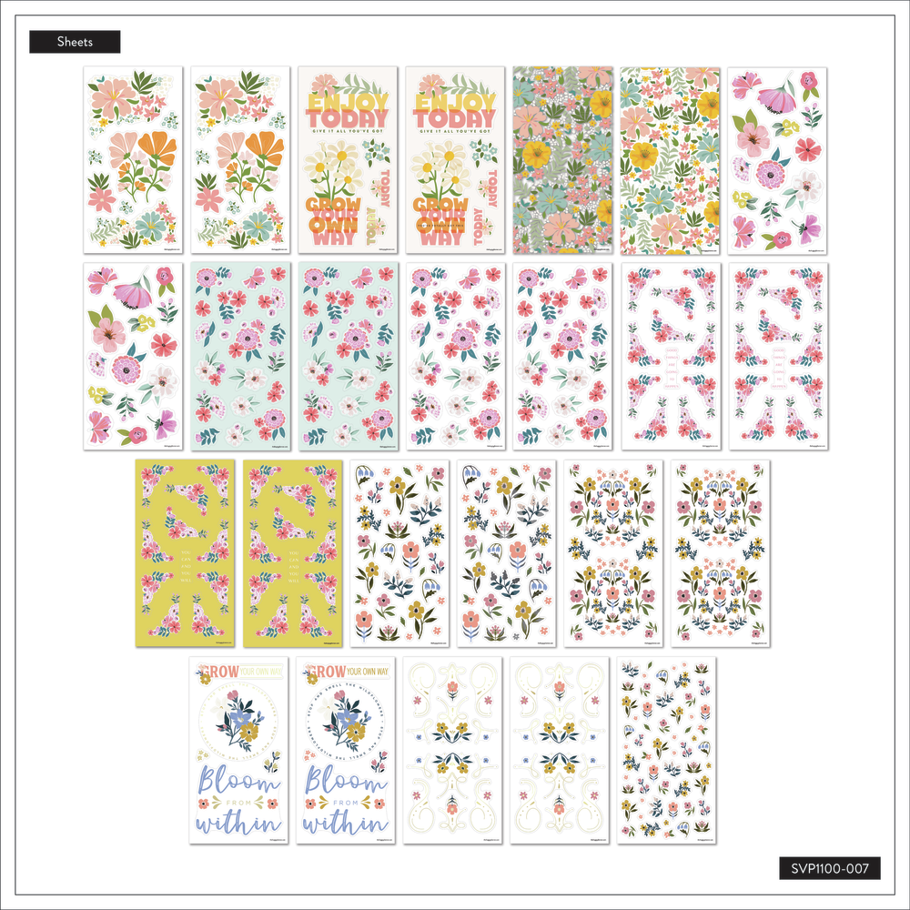 Ultimate Sticker Book Garden Flowers by DK: 9780744080223