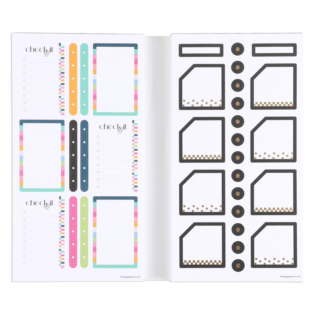 Bright Colorful Boxes - Mega Value Pack Stickers - 100 Sheets