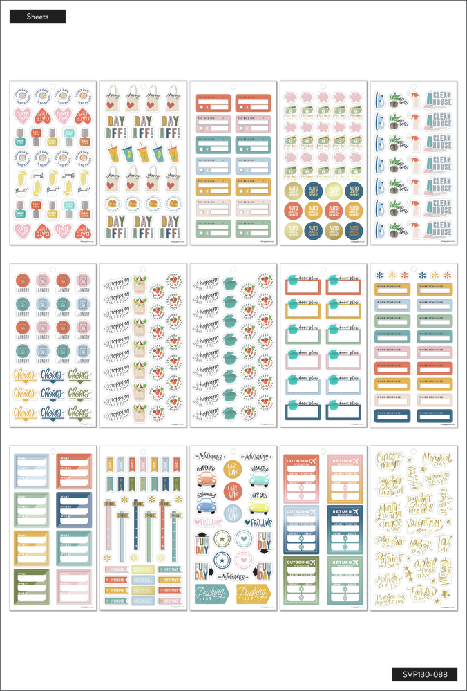 Value Pack Stickers - Planner Essentials - Big