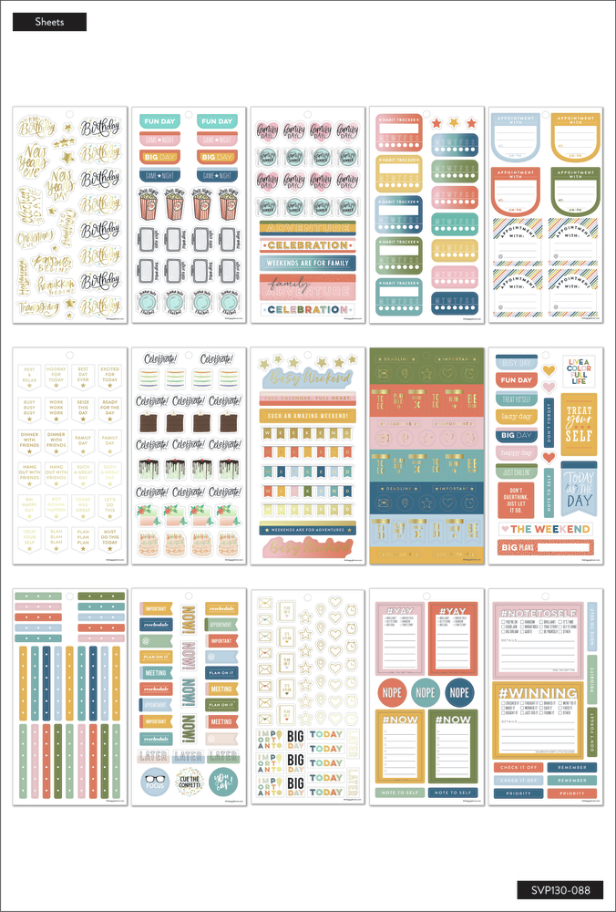 Value Pack Stickers - Planner Essentials - Big