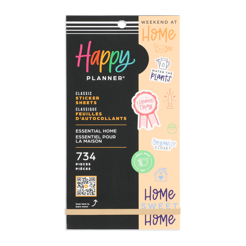 Value Pack Stickers - Essential Home – Happy Planner