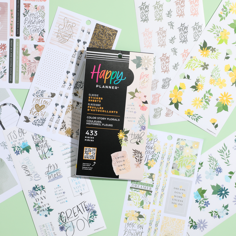 Floral Color Story - Value Pack Stickers