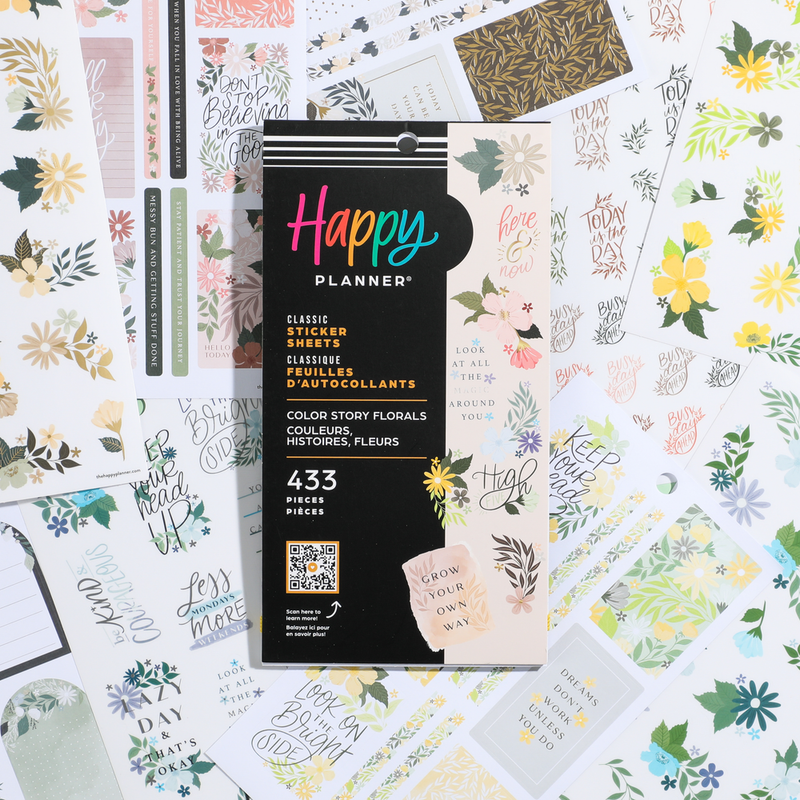 Floral Color Story - Value Pack Stickers