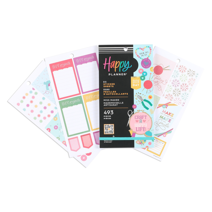 Sale Happy planner miss maker sticker set