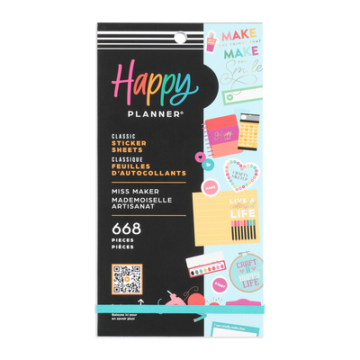 Happy Planner 9 Miss Maker Classic Banded Pen Pouch - Journal & Planner Accessories - Paper Crafts & Scrapbooking