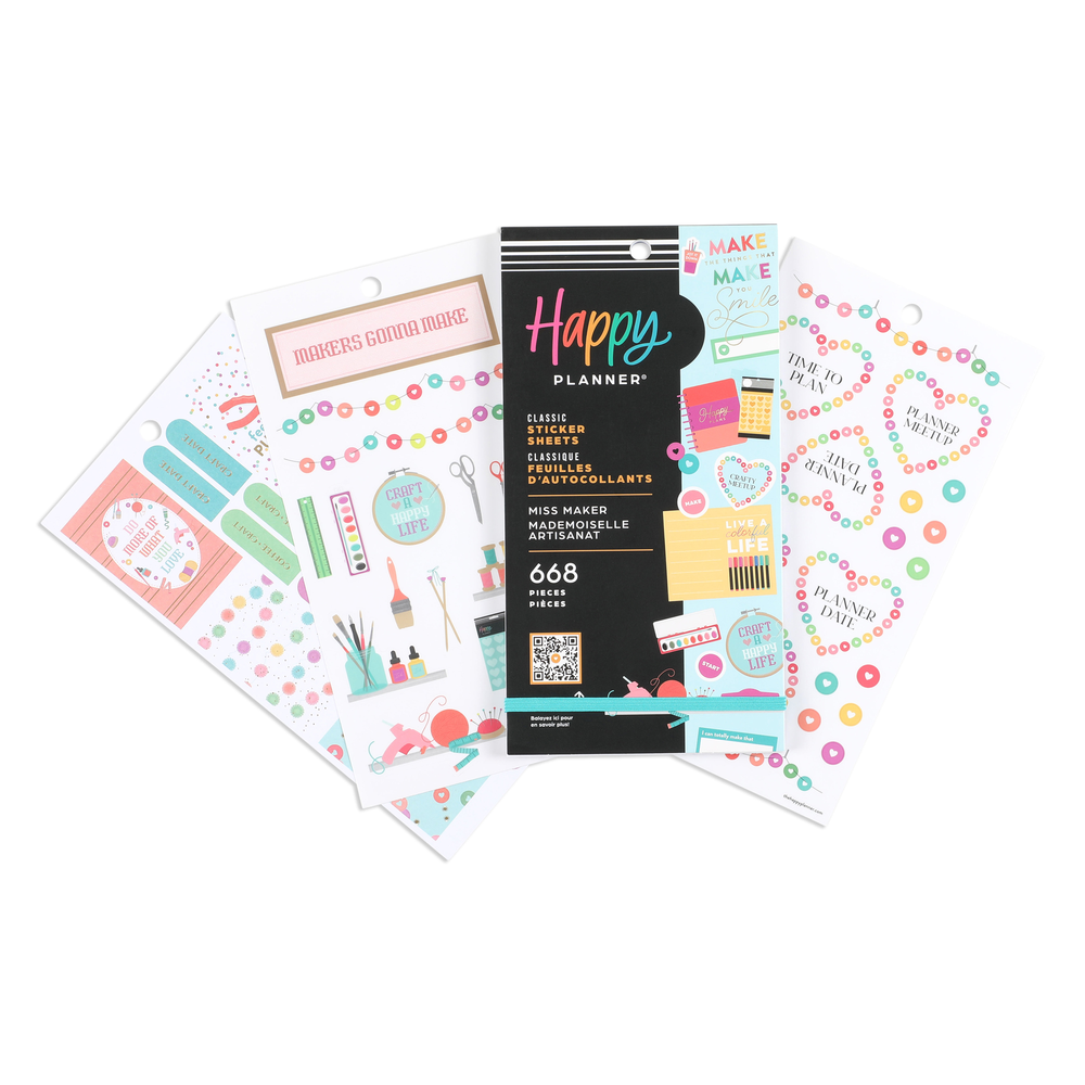 Miss Maker Value Pack Stickers Happy Planner