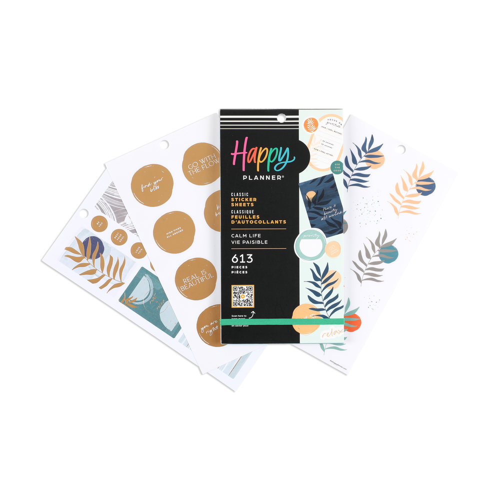 Calm Life - Value Pack Stickers – Happy Planner