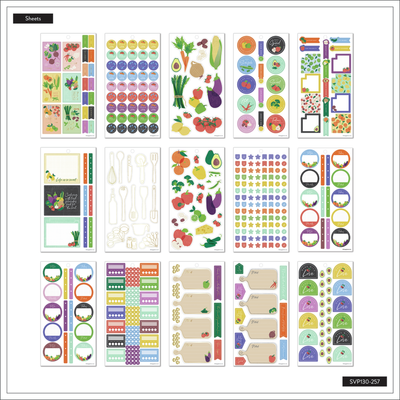 Cooking 101 - Value Pack Stickers